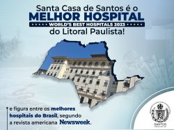 Santa Casa de Santos é o melhor hospital do Litoral Paulista!
